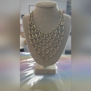 Giles & Brother Elegant Gold Mesh Necklace  Vintage
